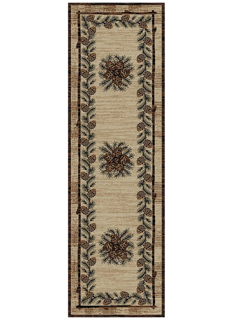 Pinecone Crown Area Rug