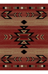 Pecos Red Area Rug