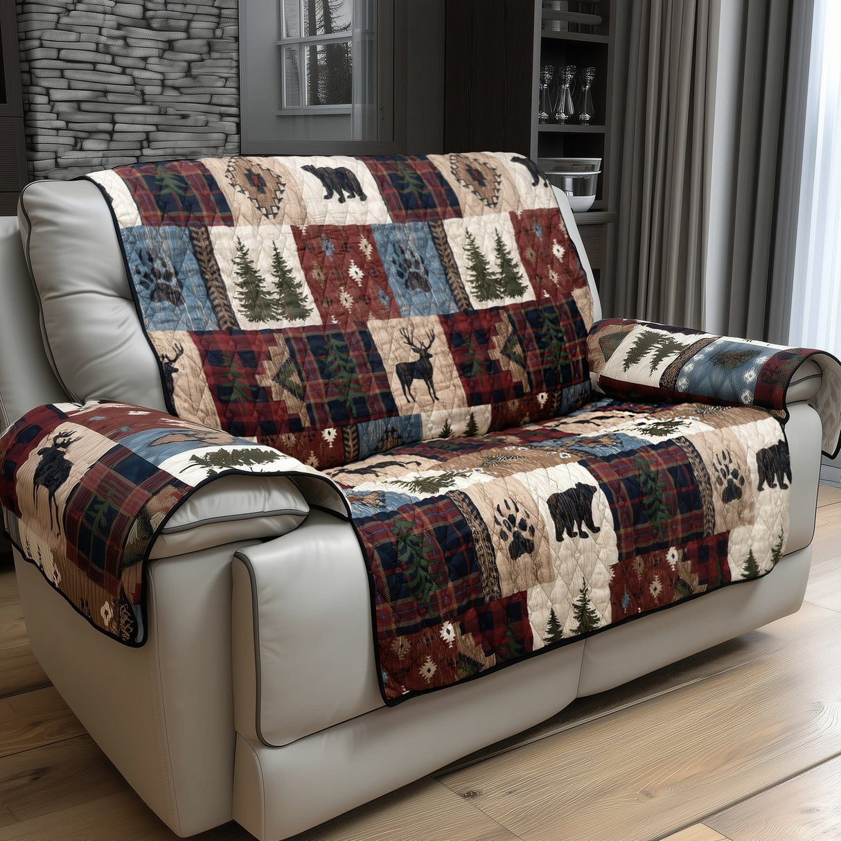 Mountain Hideaway Loveseat Cover