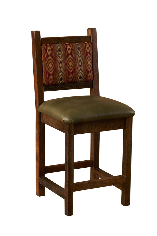 Barnwood Colonial Barstool