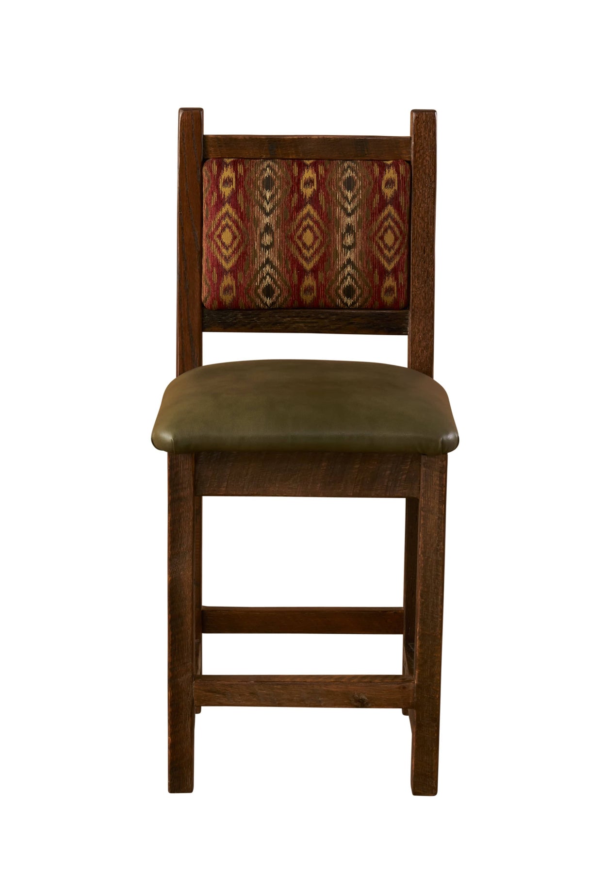 Barnwood Colonial Barstool