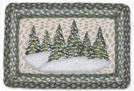 Holiday Forest Oblong Printed Placemat