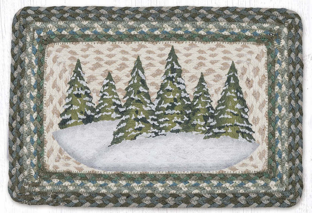Holiday Forest Oblong Printed Placemat