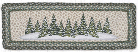 Holiday Forest Oblong Printed Table Runner