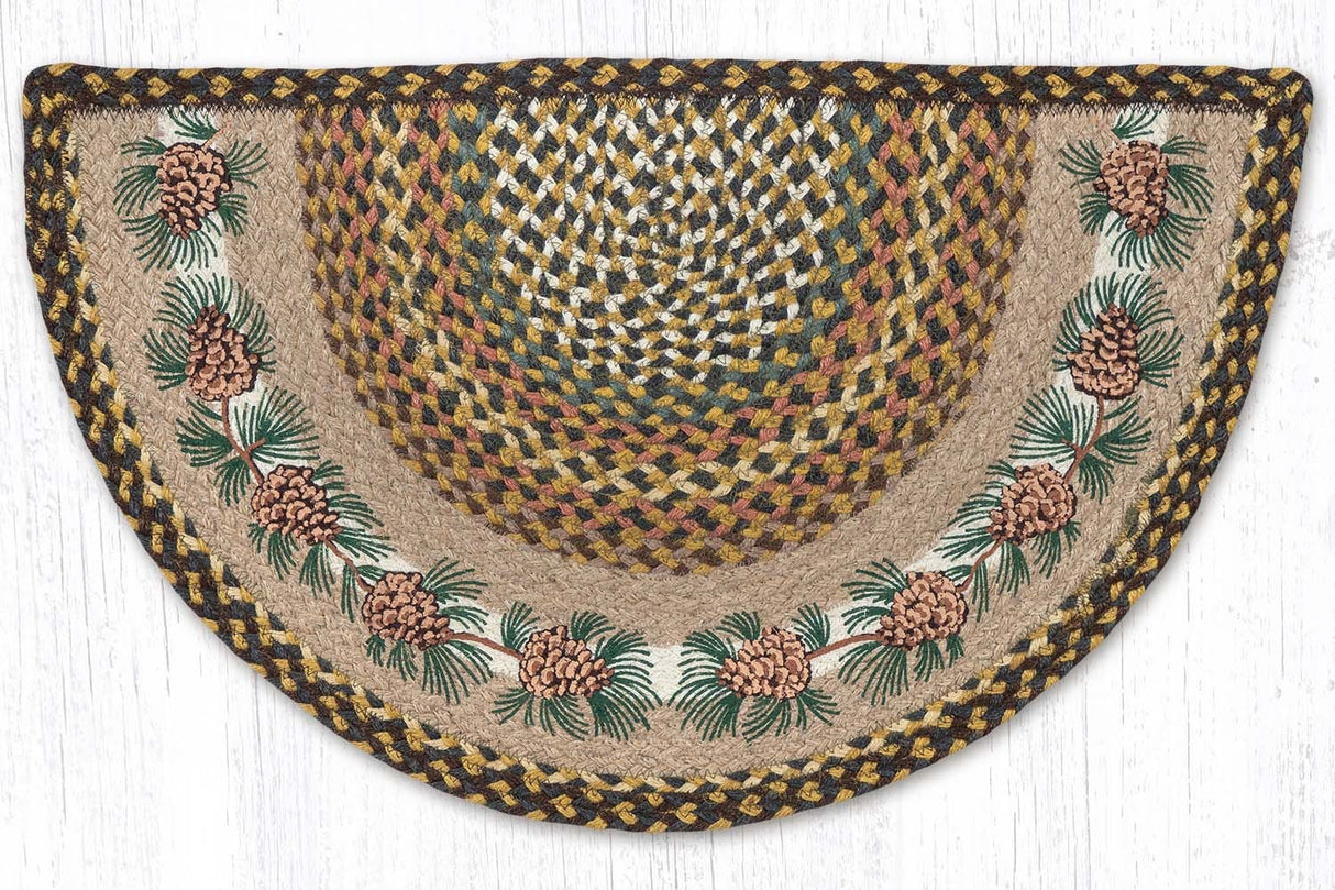 Pinecone Needles Slice Rug