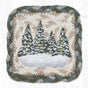Holiday Forest Square Printed Coaster