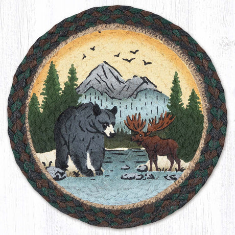 Nature Scene Printed Round Trivet
