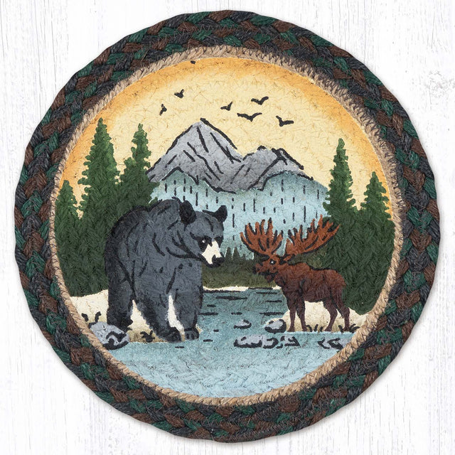 Nature Scene Printed Round Trivet