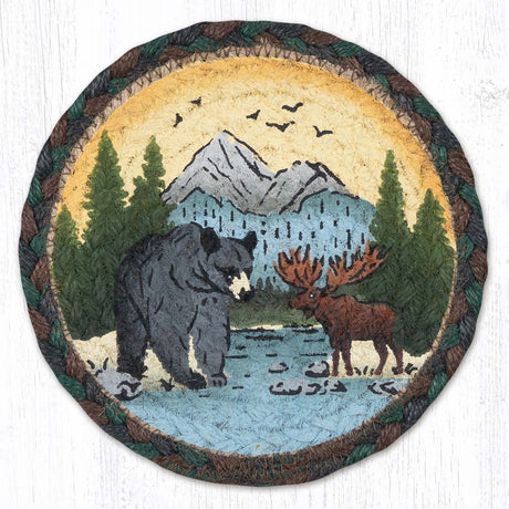 Nature Scene Round Large Coaster