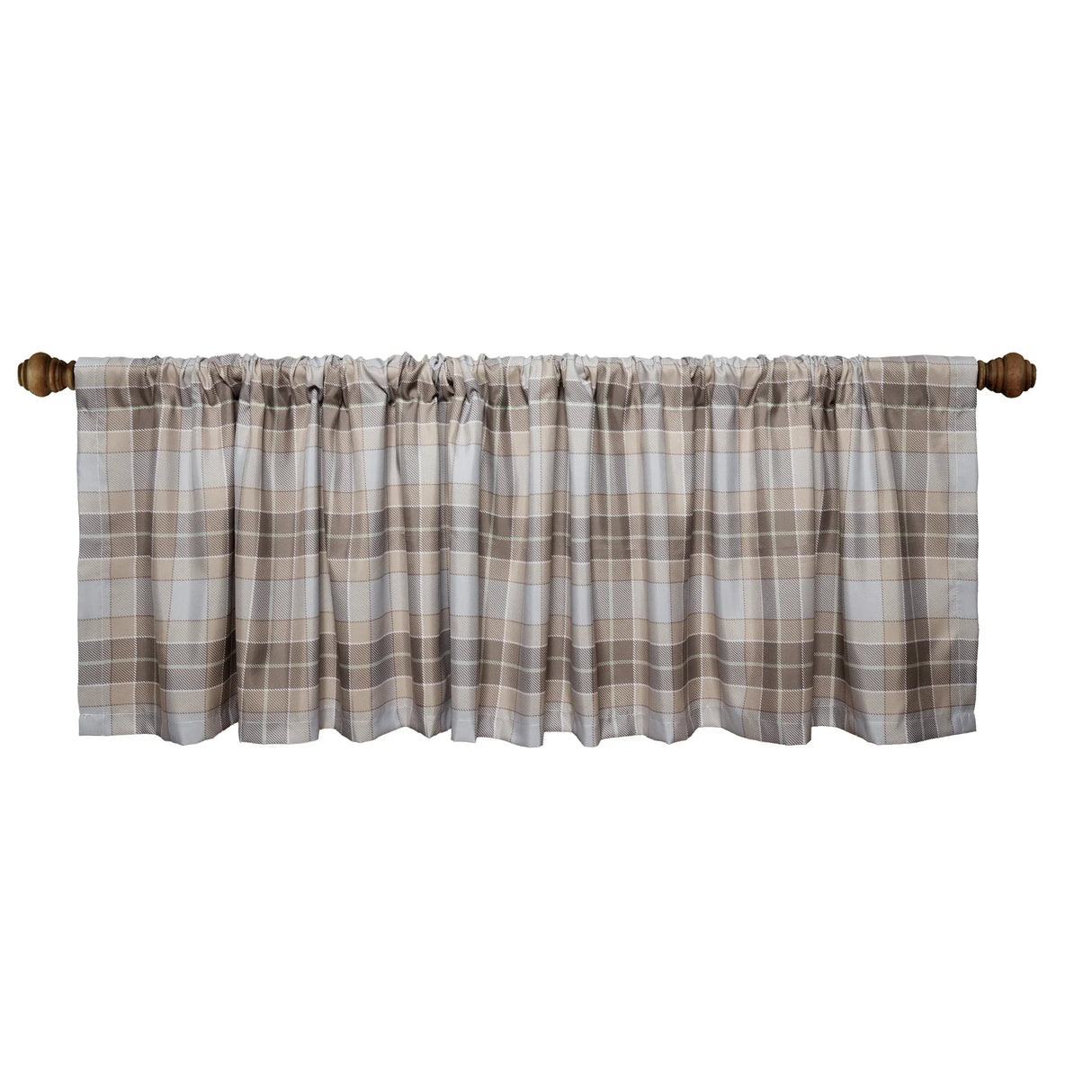 Glacier Plaid Valance