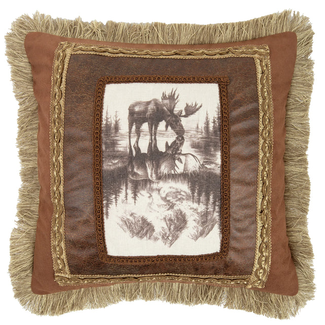 Moose Reflection Pillow