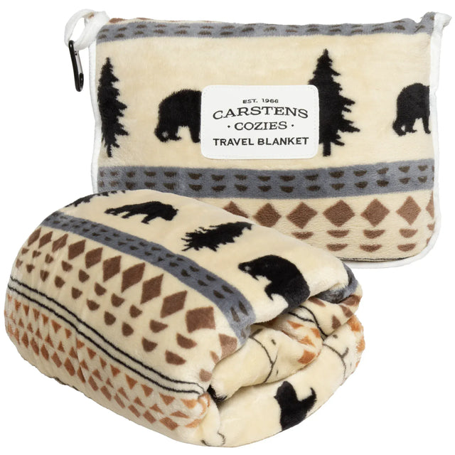 Northern Bear Travel Blanket