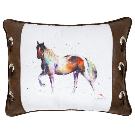 Watercolor Horse Pillow