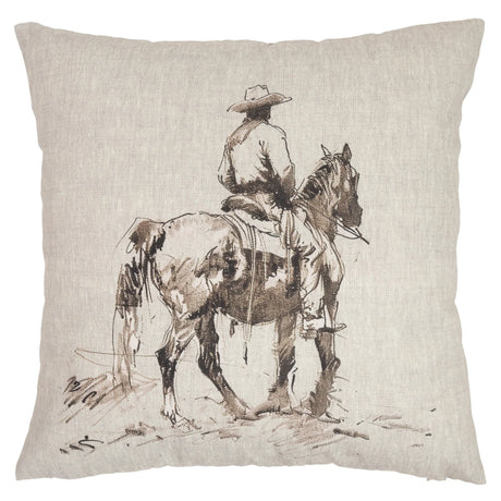 Ranch Work Outdoor Pillow