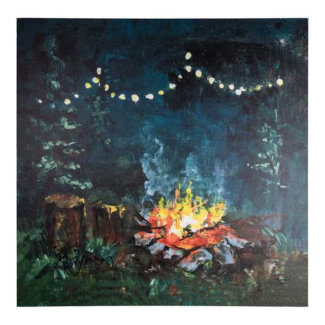 Campfire Charm Canvas Art
