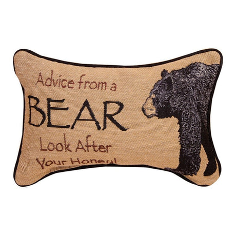 Bear Advice Pillow
