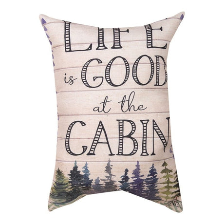 Good Life Cabin Pillow
