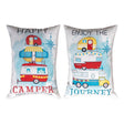 Journey & Happy Camper PIllow