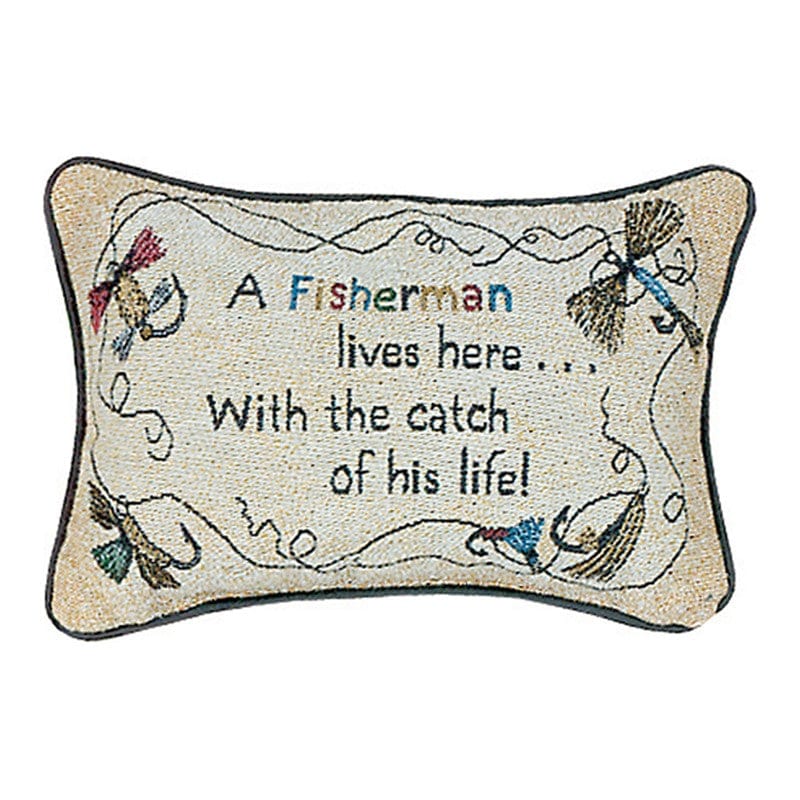 Fisherman's Words Pillow