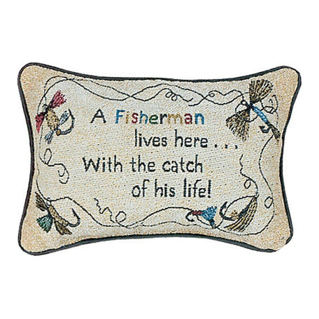 Fisherman's Words Pillow