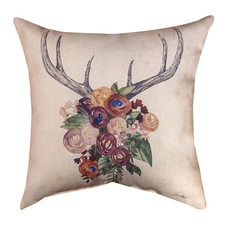 Antler Bouquet Pillow