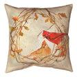 Cardinal Wreath Pillow