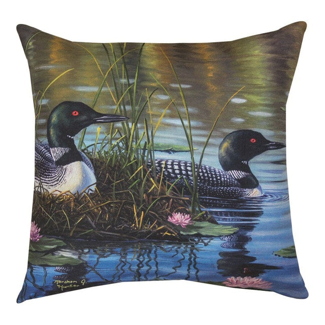 Lakeside Loon Pillow