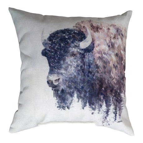 Call Of The Wild Buffalo Pillow