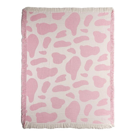 Cowgirl City Pink Throw
