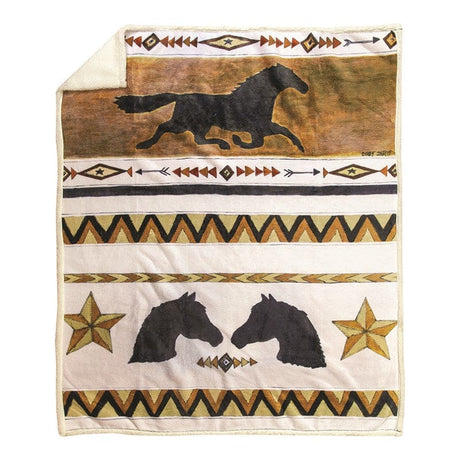 Western Saddle Throw