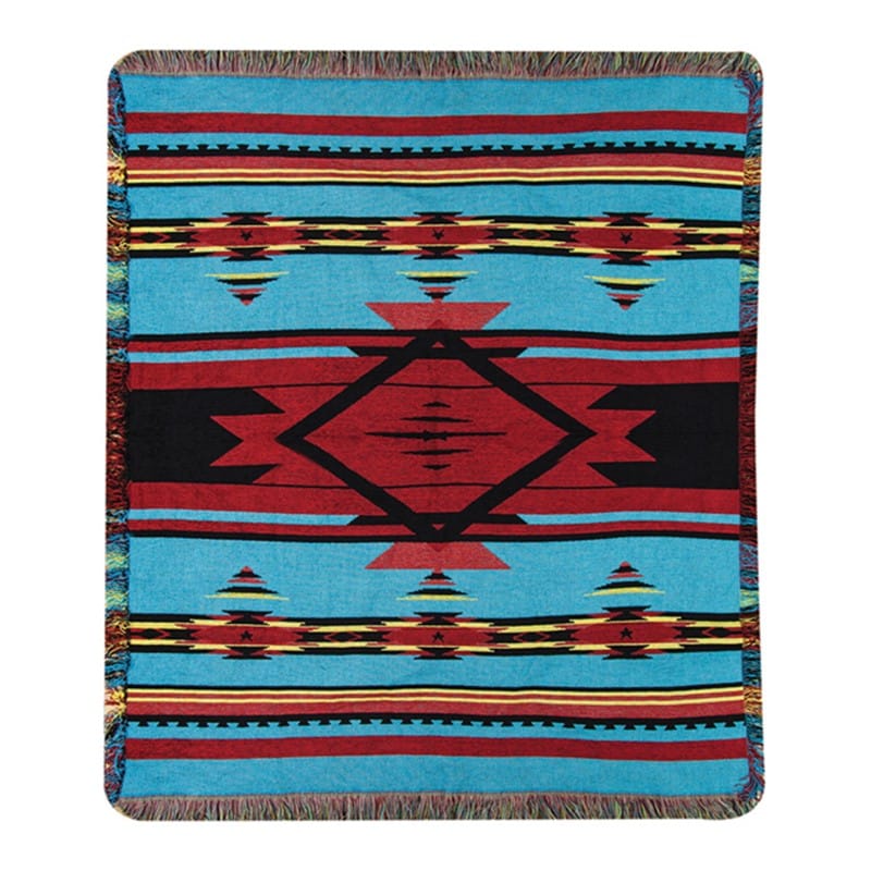 Desert Fire Turquoise Throw