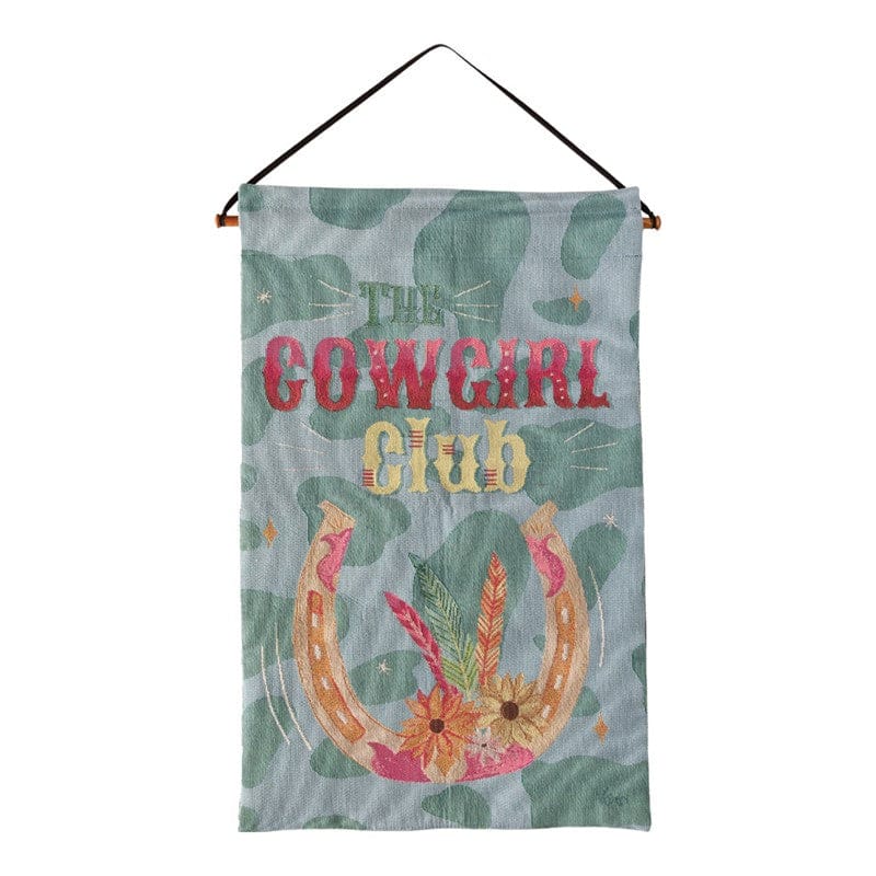 Cowgirl City Club Wall Hanging