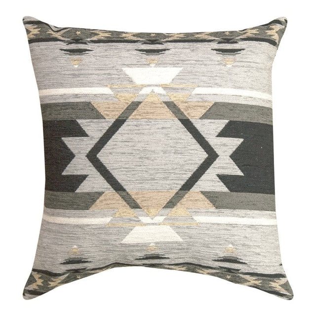 Desert Fire Gray Pillow