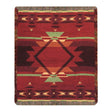 Desert Fire Red Throw