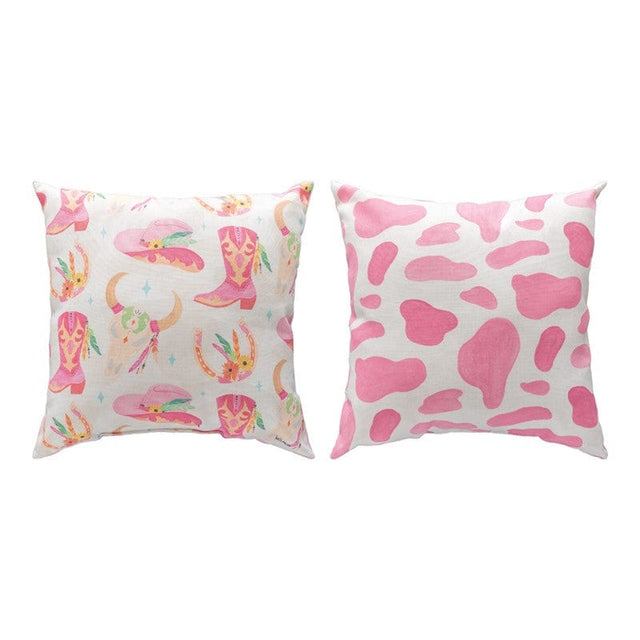 Cowgirl City Pink Pillow