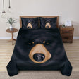 Black Bear Headshot Quilt Set