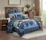 Lakeside Stroll Bear Quilt Set