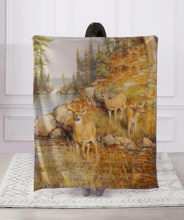 Deer Waters Throw