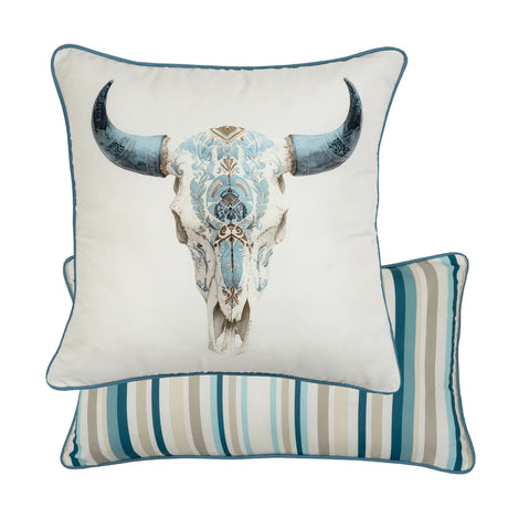 Cacti Blues Pillow Set