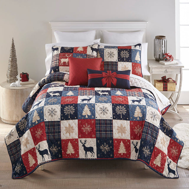 Holiday Patch Quilt Set
