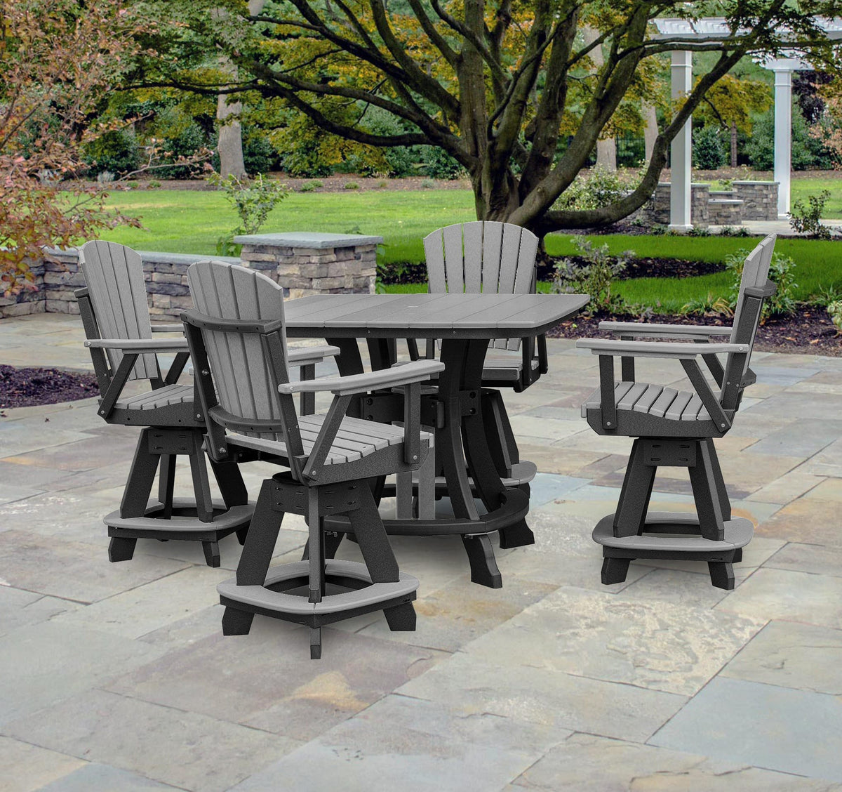 Premier Patio Five Piece Square Counter Height Dining Set