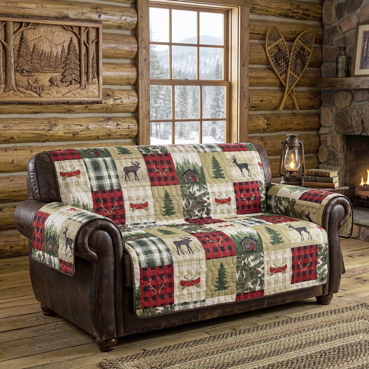 Woodland Wanderer Loveseat Cover