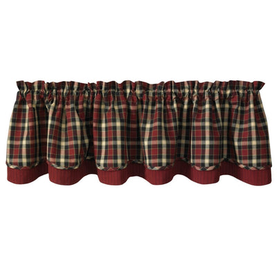 Concord Bear Lined Layered Valance