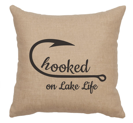 Cabin Classics Pillows - Hooked On Lake Life