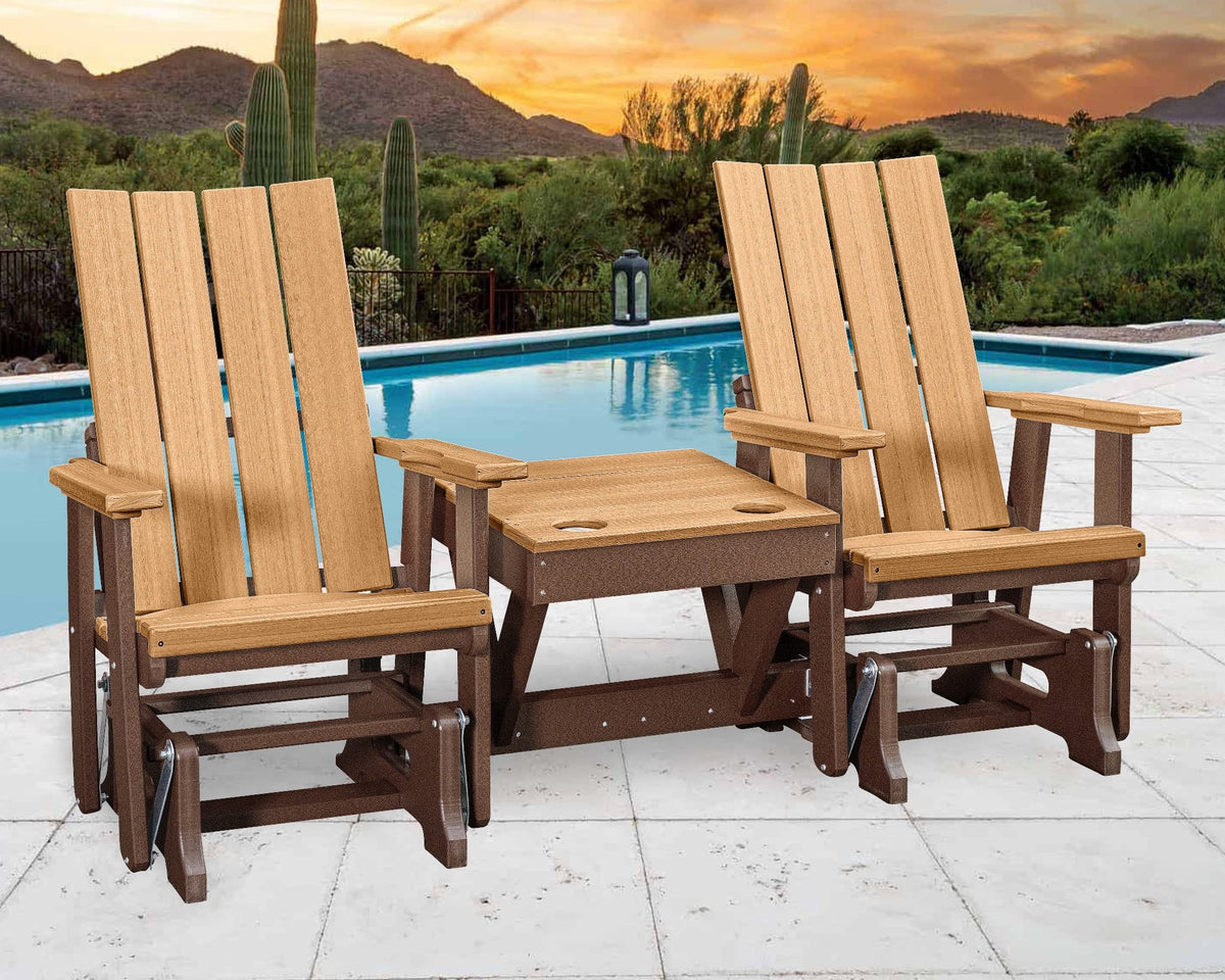 Premier Patio Double Glider with Center Table