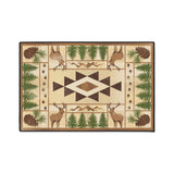 Deer Pine Non-Slip Rug
