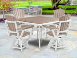 Premier Patio Five Piece Square Dining Height Dining Set