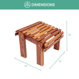 Adirondack Classics Chair and Stationary Ottoman