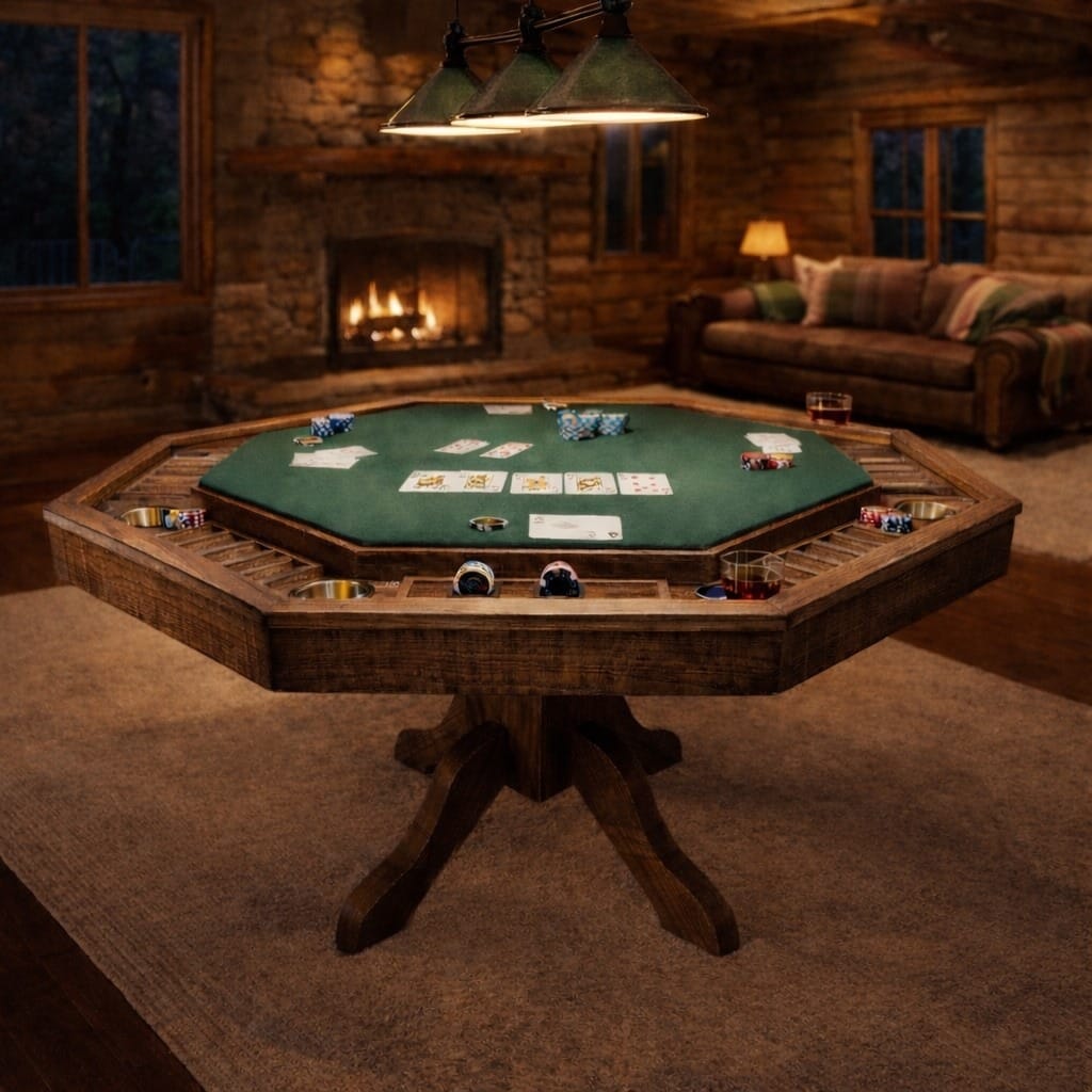 Rustic Classics 48" Poker Table