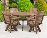 Premier Patio Five Piece Round Dining Height Dining Set